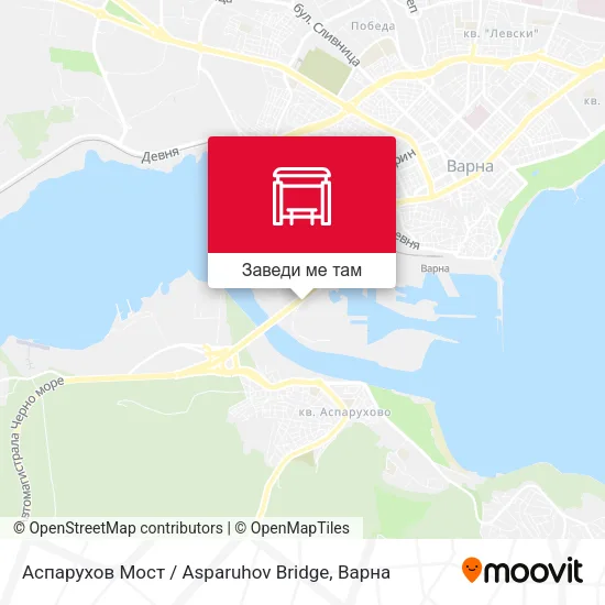 Аспарухов Мост / Asparuhov Bridge карта