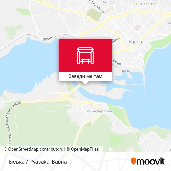 Пясъка / Pyasaka карта