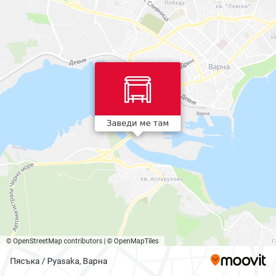 Пясъка / Pyasaka карта