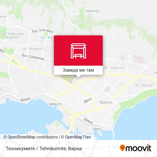 Техникумите / Tehnikumite карта