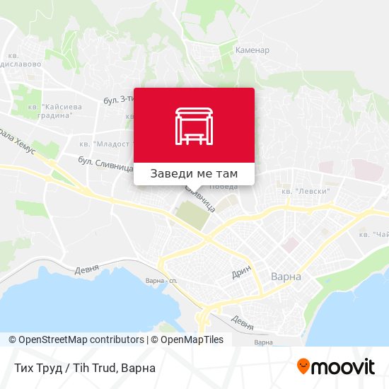 Тих Труд /  Tih Trud карта