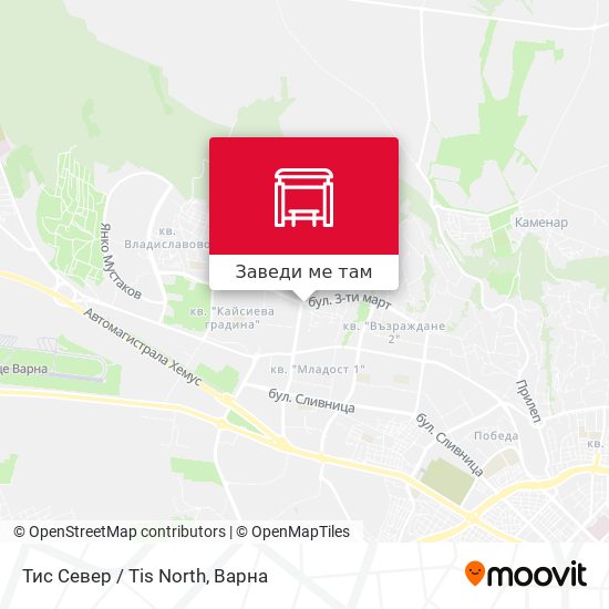 Тис Север / Tis North карта