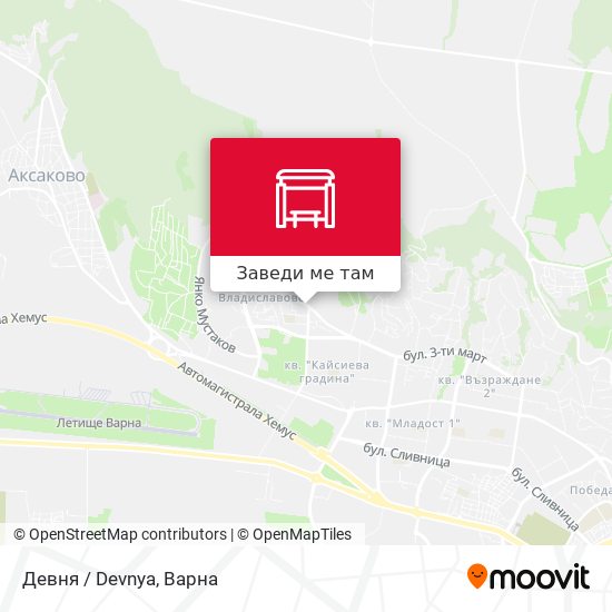 Девня / Devnya карта