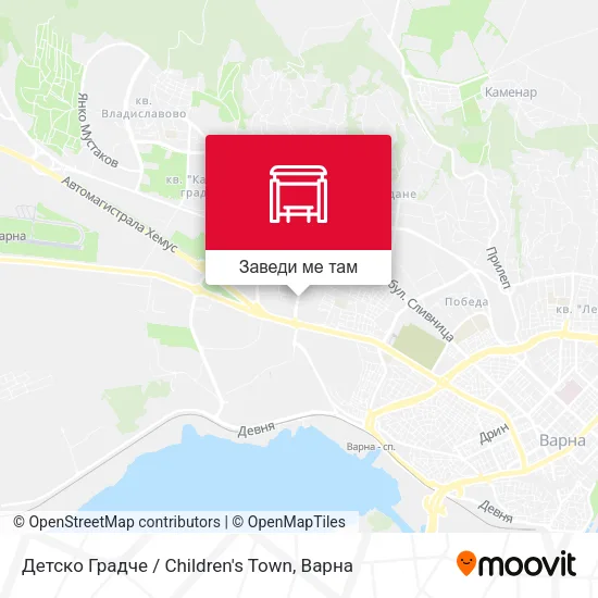 Детско Градче / Children's Town карта