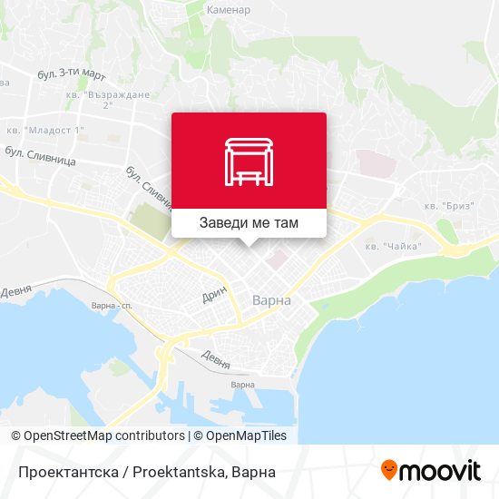 Проектантска / Proektantska карта