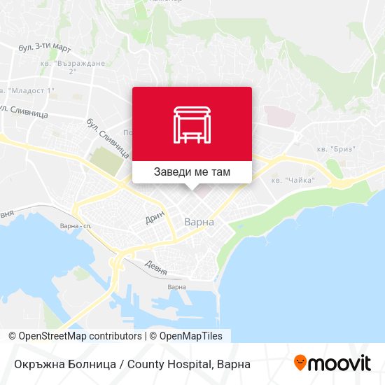 Окръжна Болница / County Hospital карта