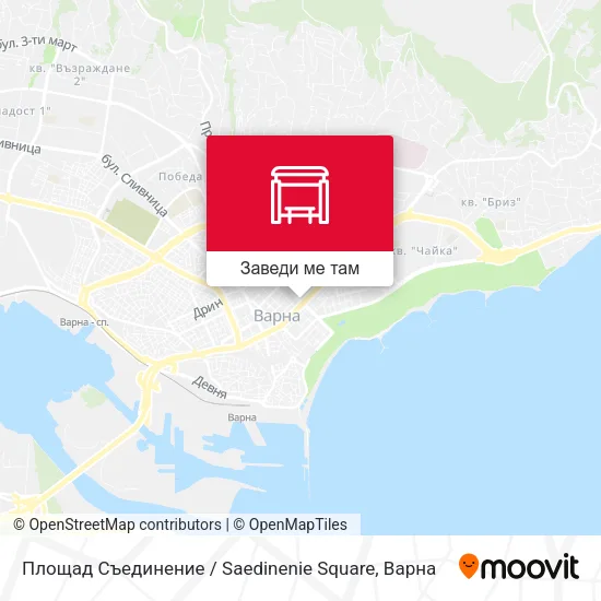 Площад Съединение / Saedinenie Square карта