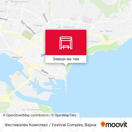 Фестивален Комплекс / Festival Complex карта