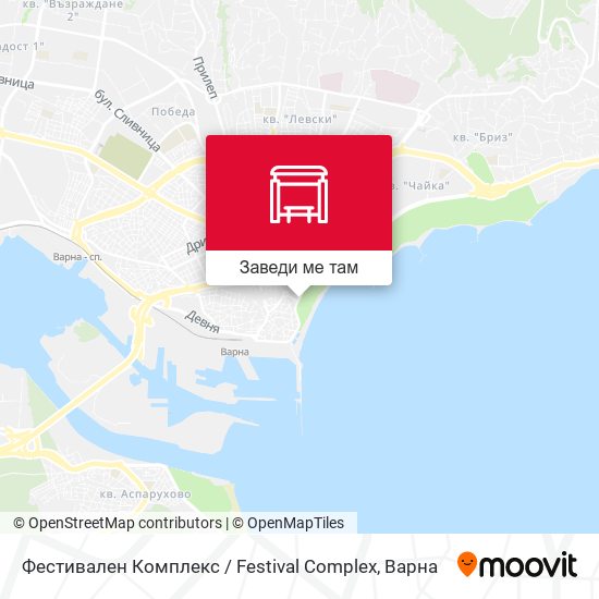 Фестивален Комплекс / Festival Complex карта