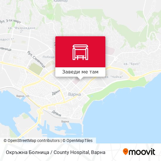 Окръжна Болница / County Hospital карта