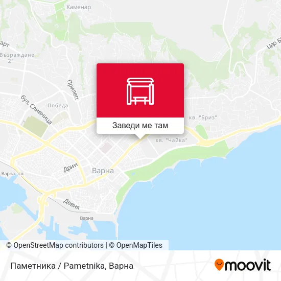 Паметника / Pametnika карта