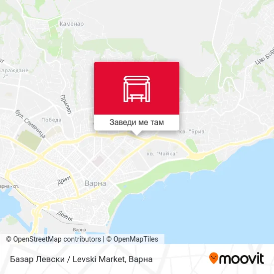Базар Левски / Levski Market карта
