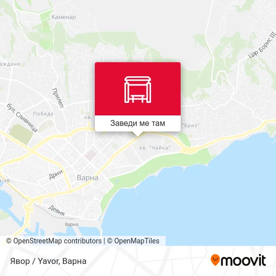 Явор / Yavor карта