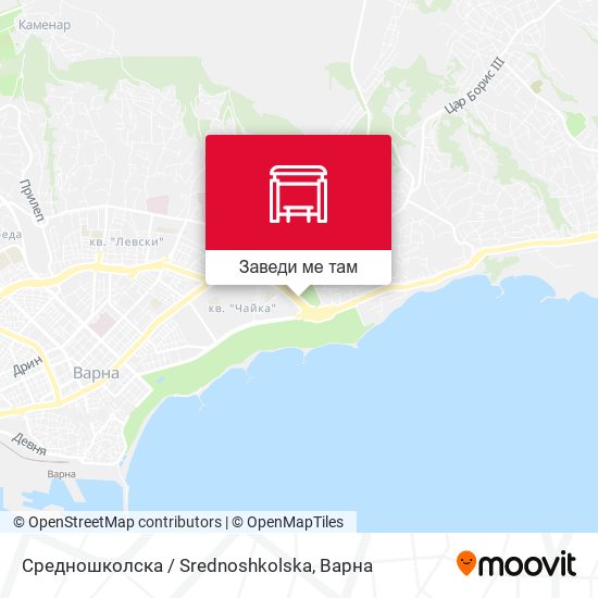 Средношколска / Srednoshkolska карта