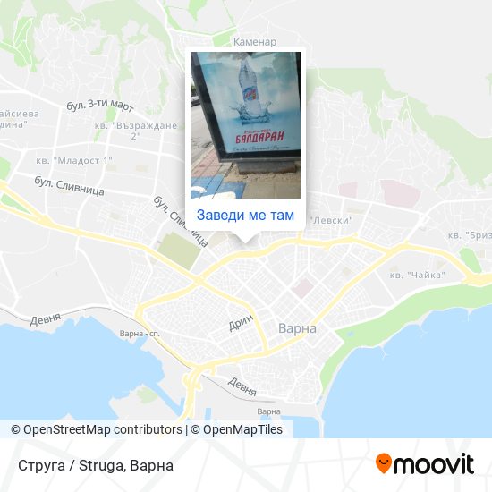 Струга / Struga карта