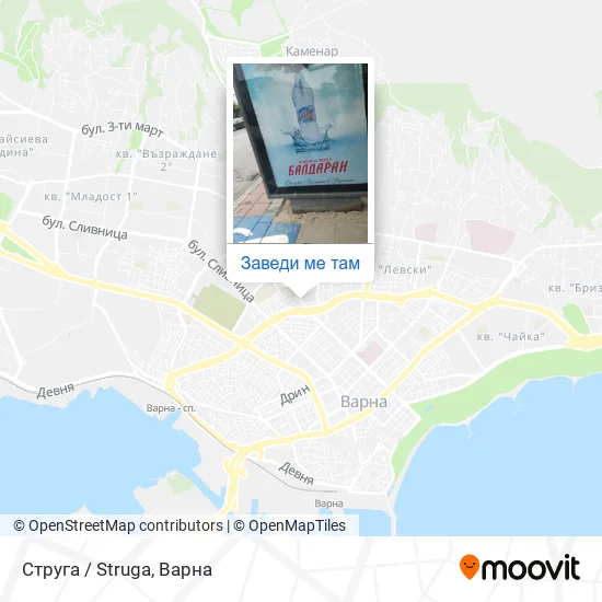 Струга / Struga карта