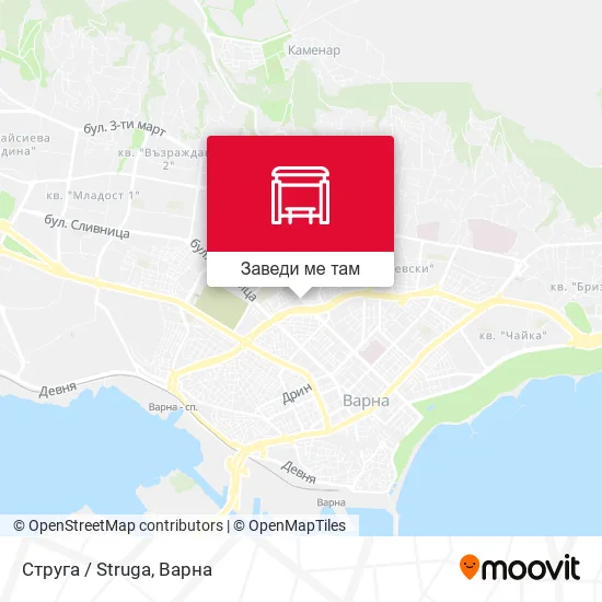 Струга / Struga карта