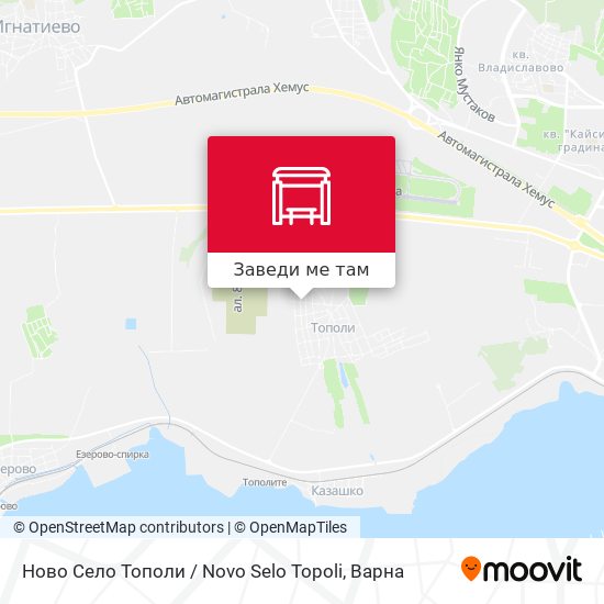 Ново Село Тополи / Novo Selo Topoli карта