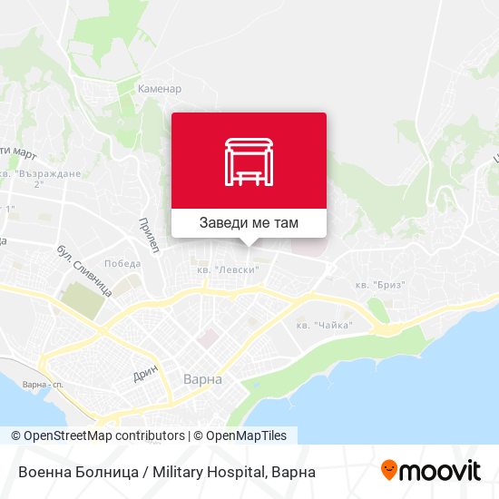 Военна Болница / Military Hospital карта