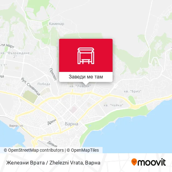 Железни Врата / Zhelezni Vrata карта