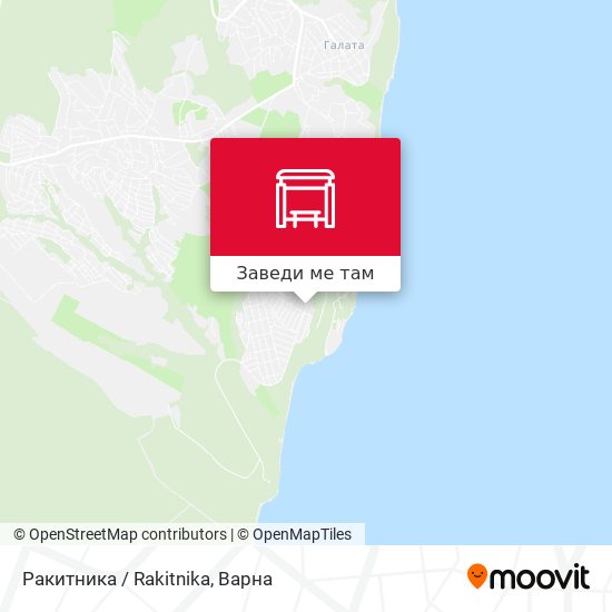 Ракитника / Rakitnika карта