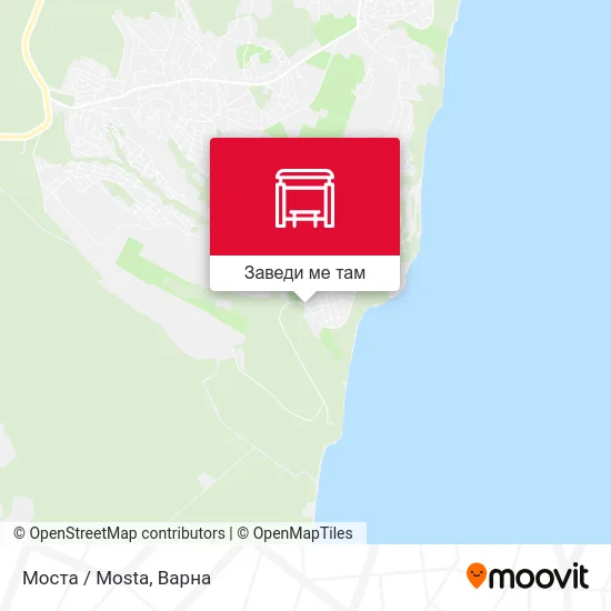 Моста / Mosta карта