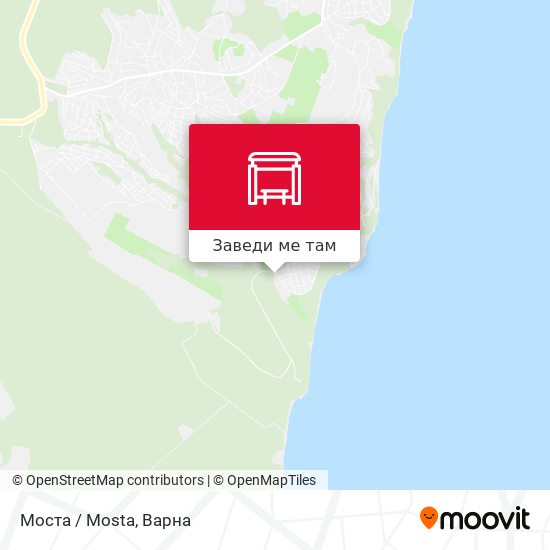 Моста / Mosta карта