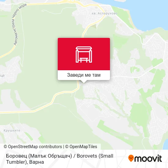 Боровец (Малък Обръщач) / Borovets (Small Tumbler) карта