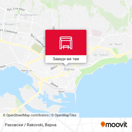 Раковски / Rakovski карта