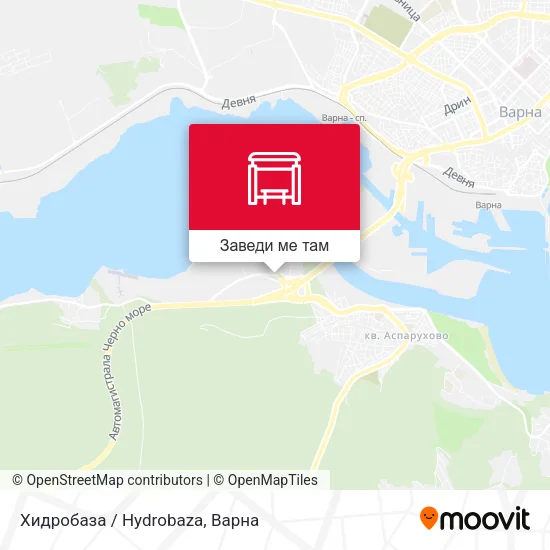 Хидробаза / Hydrobaza карта