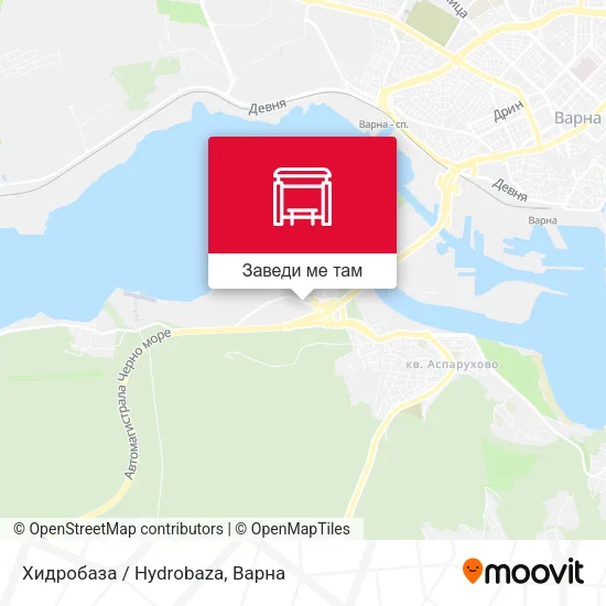 Хидробаза / Hydrobaza карта