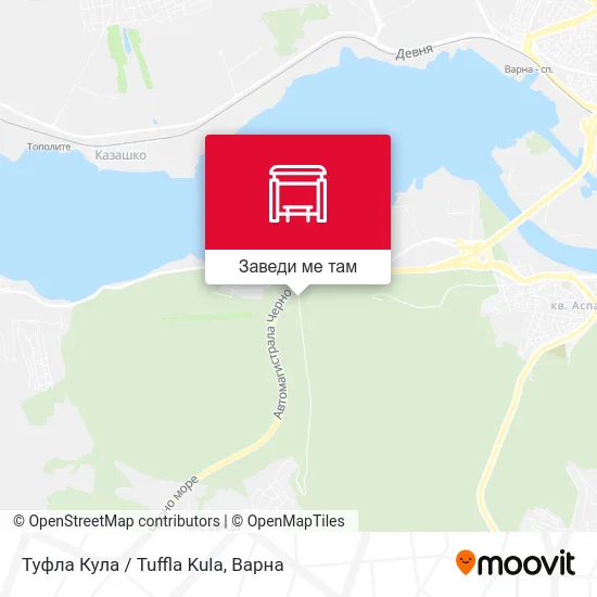 Туфла Кула / Tuffla Kula карта