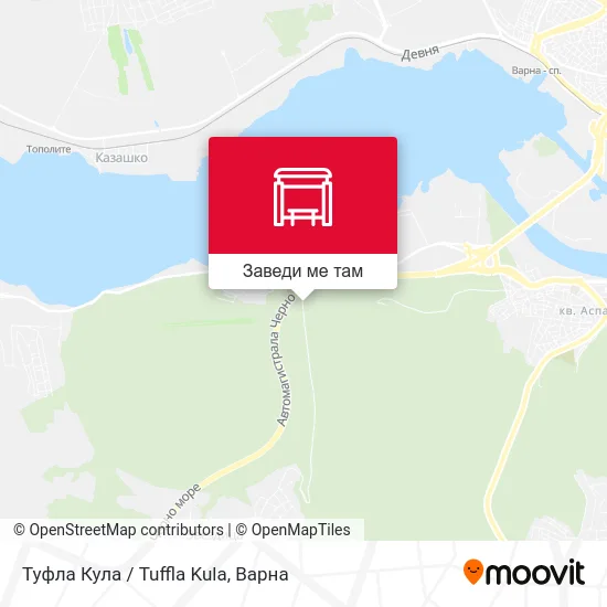 Туфла Кула / Tuffla Kula карта