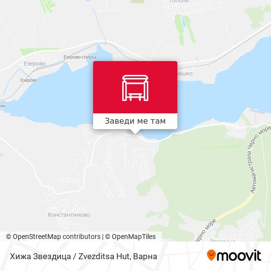 Хижа Звездица / Zvezditsa Hut карта