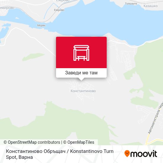 Константиново Обръщач / Konstantinovo Turn Spot карта