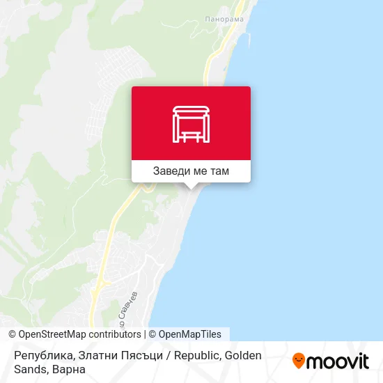 Република, Златни Пясъци / Republic, Golden Sands карта