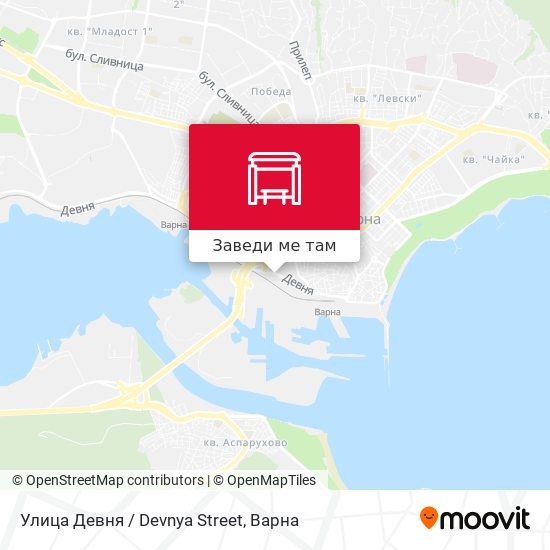 Улица Девня / Devnya Street карта