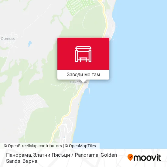 Панорама, Златни Пясъци  / Panorama, Golden Sands карта