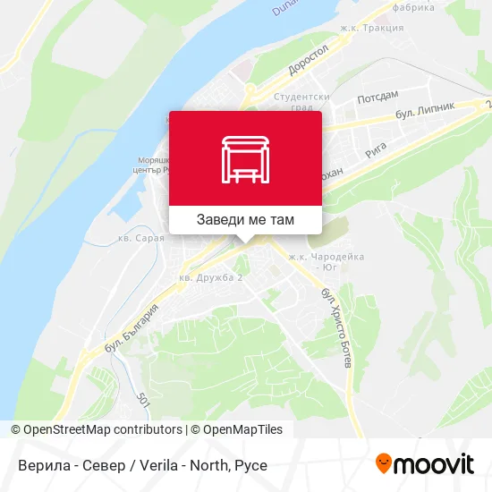 Верила - Север / Verila - North карта
