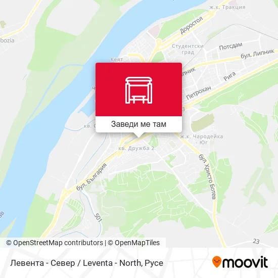 Левента - Север / Leventa - North карта
