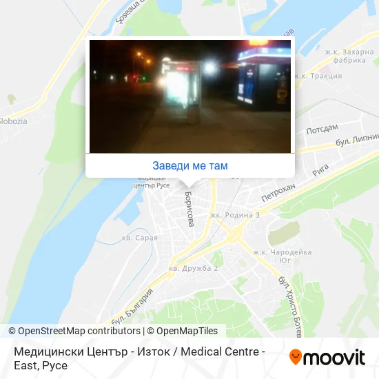 Медицински Център - Изток / Medical Centre - East карта