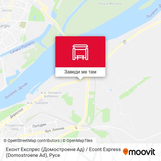 Еконт Експрес (Домостроене Ад) / Econt Express (Domostroene Ad) карта