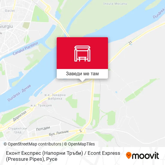 Еконт Експрес (Напорни Тръби) / Econt Express (Pressure Pipes) карта