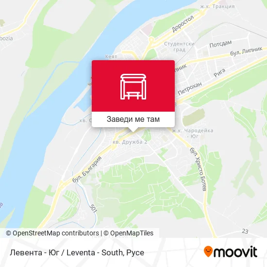 Левента - Юг / Leventa - South карта