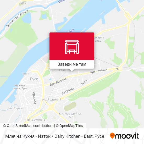 Млечна Кухня - Изток / Dairy Kitchen - East карта