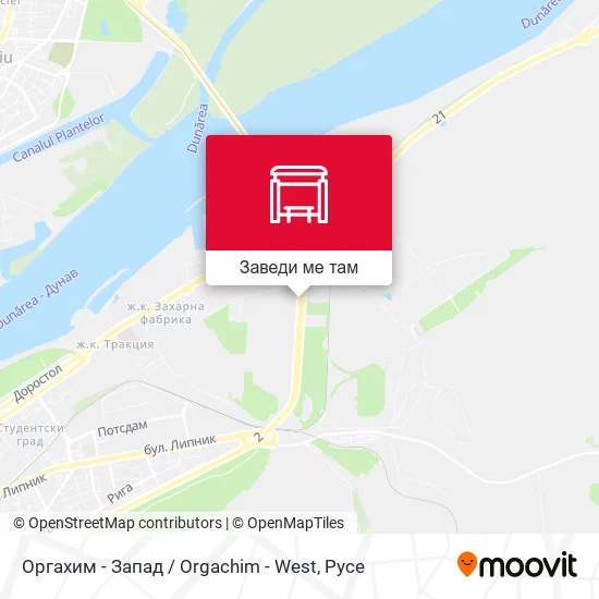 Оргахим - Запад / Orgachim - West карта