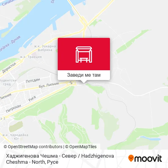 Хаджигенова Чешма - Север / Hadzhigenova Cheshma - North карта