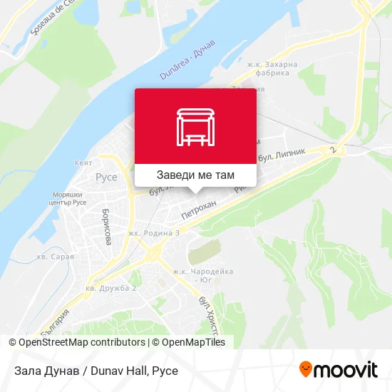 Зала Дунав / Dunav Hall карта