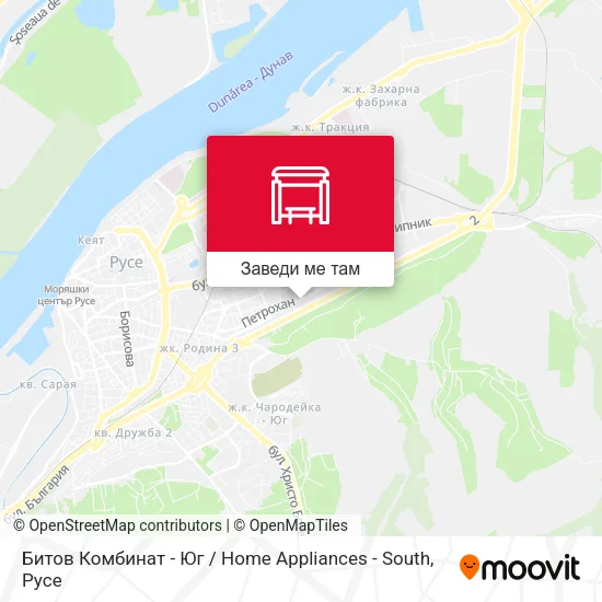 Битов Комбинат - Юг / Home Appliances - South карта