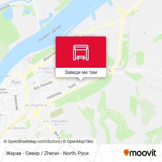 Жерав - Север / Zherav - North карта